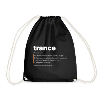 Trance Definition - Not A Phase - Turnbeutel - Schwarz - Vorne