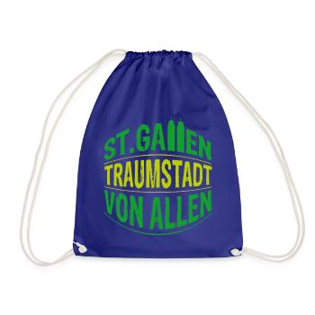 St.Gallen - Traumstadt von allen - Turnbeutel - Königsblau - Vorne