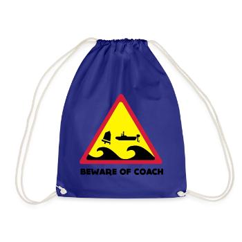 Beware Of Coach - Opti Edition - Turnbeutel - Königsblau - Vorne
