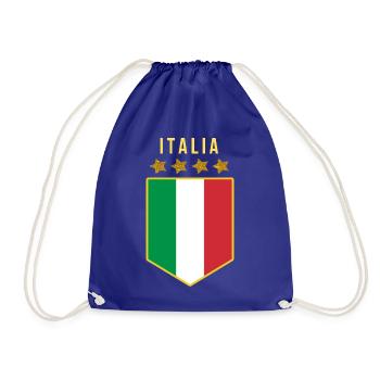 Italien Jersey FORZA AZZURI 2021 - Turnbeutel - Königsblau - Vorne