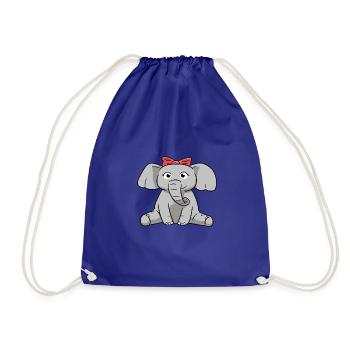 Elefant Elephant - Turnbeutel - Königsblau - Vorne
