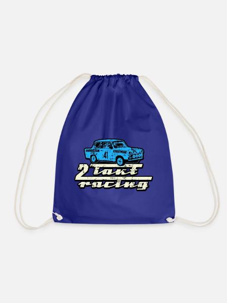 Trabi 2 Takt Racing - Turnbeutel - Königsblau
