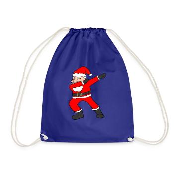 Dabbing Santa - Turnbeutel - Königsblau - Vorne