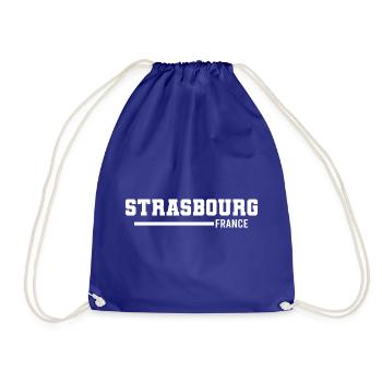 Straßburg | Frankreich - Turnbeutel - Königsblau - Vorne