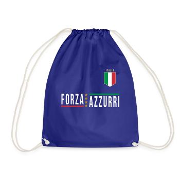 Italien Jersey FORZA AZZURI 2021 - Turnbeutel - Königsblau - Vorne