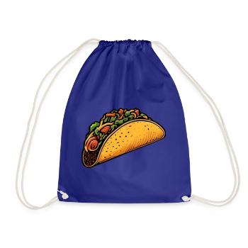 Tacos - Turnbeutel - Königsblau - Vorne