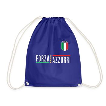 Italien Jersey FORZA AZZURI 2021 - Turnbeutel - Königsblau - Vorne