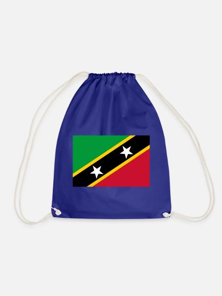 St. Kitts und Nevis - Turnbeutel - Königsblau