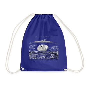 UTÖ GREY SEAL - Marine Textilien und Geschenke - Turnbeutel - Königsblau - Vorne