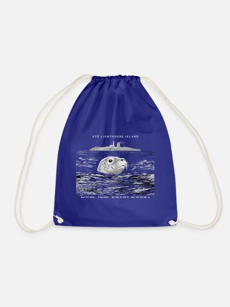 UTÖ GREY SEAL - Marine Textilien und Geschenke - Turnbeutel - Königsblau