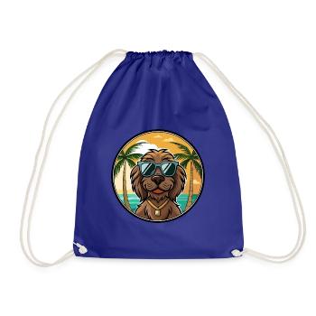 Boykin Spaniel Chien Race Dessin Animé Lunettes De Soleil Plage - Sac de sport léger - bleu roi - Devant