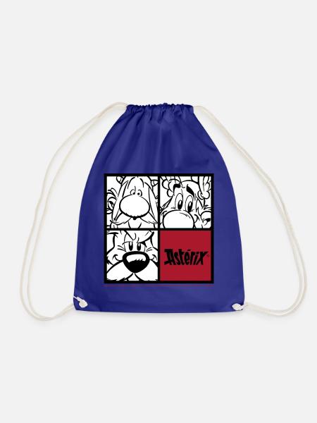Asterix & Obelix & Idefix Porträt - Turnbeutel - Königsblau