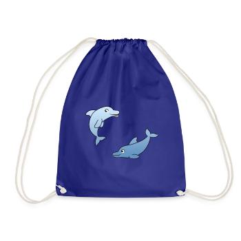 Dolphin - Turnbeutel - Königsblau - Vorne