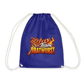 Team Bratwurst Grillhelden - Turnbeutel - Königsblau - Vorne