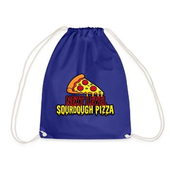 Next Level Sourdough Pizza  - Turnbeutel - Königsblau - Vorne