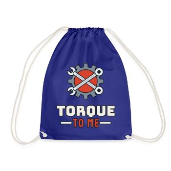 Torque to Me - Turnbeutel - Königsblau - Vorne