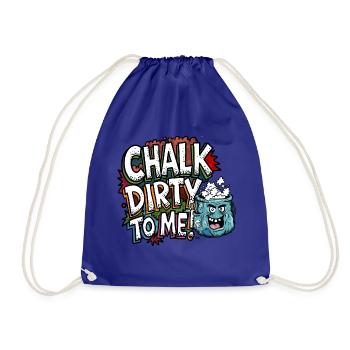 Chalk_Dirty - Turnbeutel - Königsblau - Vorne