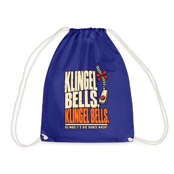 Klingel Bells Pflege Nachtdienst - Turnbeutel - Königsblau - Vorne