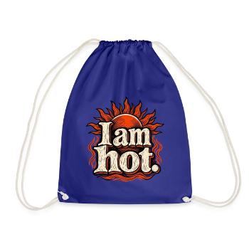 I am hot Sunburst Tee - Turnbeutel - Königsblau - Vorne