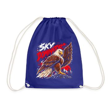 Sky Dominator Adler - Turnbeutel - Königsblau - Vorne