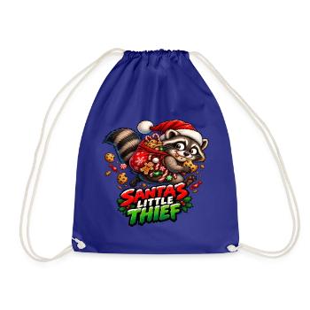 Santas kleiner Dieb - Turnbeutel - Königsblau - Vorne