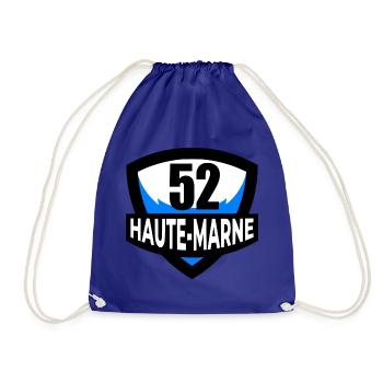52 Haute-Marne - Turnbeutel - Königsblau - Vorne