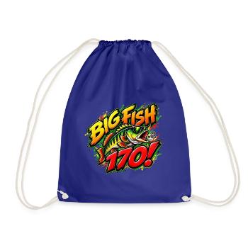 170_Big_Fish_Dart - Turnbeutel - Königsblau - Vorne