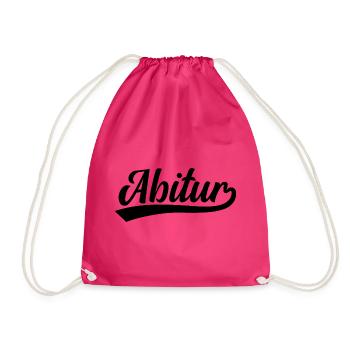Abitur Abi - Turnbeutel - Fuchsia - Vorne