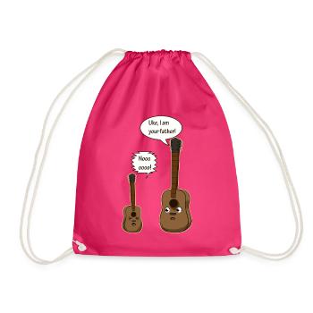 Guitar Father - Turnbeutel - Fuchsia - Vorne