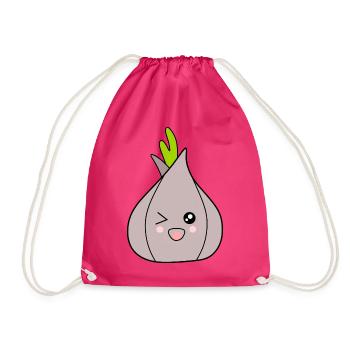 Geburt Baby Geburt 2026 Geschenk  - Turnbeutel - Fuchsia - Vorne