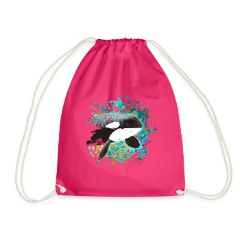 Killerwal - Turnbeutel - Fuchsia - Vorne