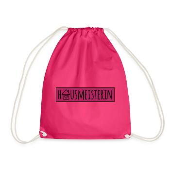 Hausmeisterin - Turnbeutel - Fuchsia - Vorne