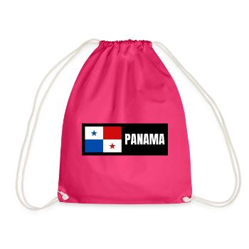 Drapeau du Panama - Sac de sport léger - fuchsia - Devant