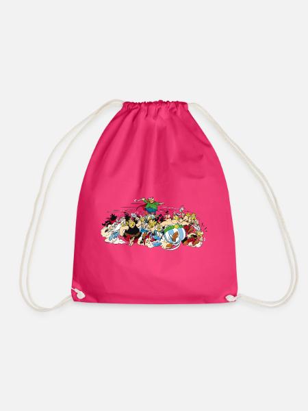 Asterix Gauls Attack - Drawstring Bag - fuchsia