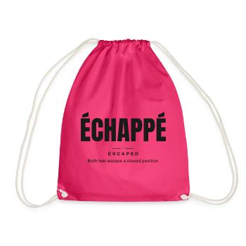 Entkommen | Wahrer Ballettwortschatz - Turnbeutel - Fuchsia - Vorne