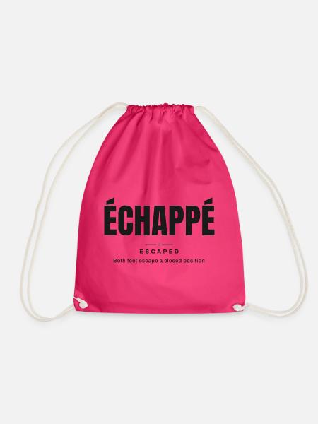 Entkommen | Wahrer Ballettwortschatz - Turnbeutel - Fuchsia