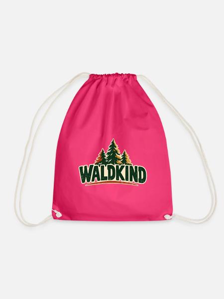 Waldkind Waldkindergarten - Turnbeutel - Fuchsia