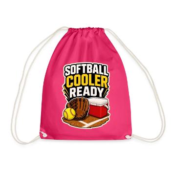 SOFTBALL COOLER READY Snacks - Turnbeutel - Fuchsia - Vorne