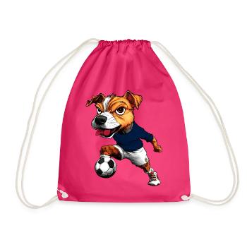 JRT Fussball - Turnbeutel - Fuchsia - Vorne