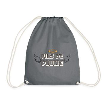 Fils de Plume  - Sac de sport léger - gris - Devant