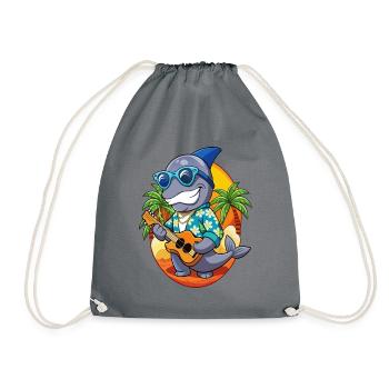 Lunettes de soleil de plage d’été de phoque drôle hawaïen - Sac de sport léger - gris - Devant