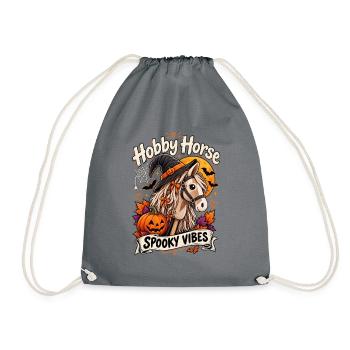 Hobby Horse Spooky Vibes Halloween - Turnbeutel - Grau - Vorne