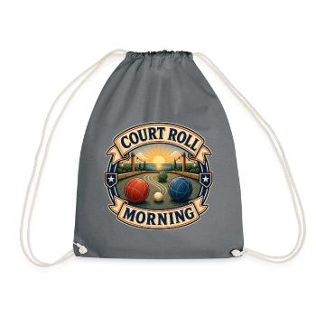 COURT ROLL MORNING - Turnbeutel - Grau - Vorne
