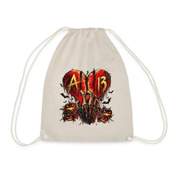 Gothic Heart Halloween – Dark Streetwear - Turnbeutel - Natur - Vorne