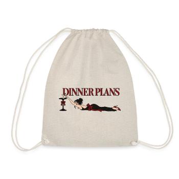 Dinner Plans Martini Girl - Turnbeutel - Natur - Vorne