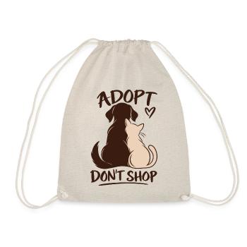 Adopt Don’t Shop Dog & Cat - Turnbeutel - Natur - Vorne