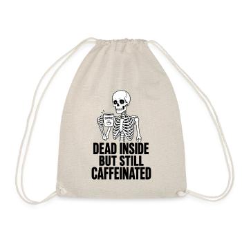 Caffee Skelett Noir - Turnbeutel - Natur - Vorne