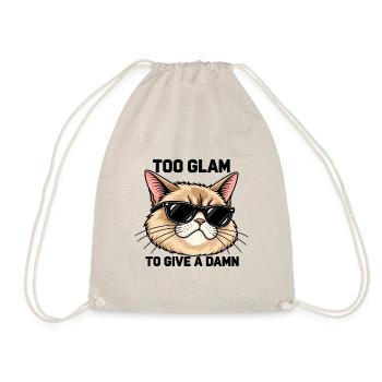 Cool Cat Sunglasses - Turnbeutel - Natur - Vorne
