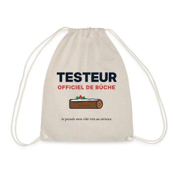 Offizieller Tester des Weihnachtsprotokolls – Weihnachtshumor - Turnbeutel - Natur - Vorne
