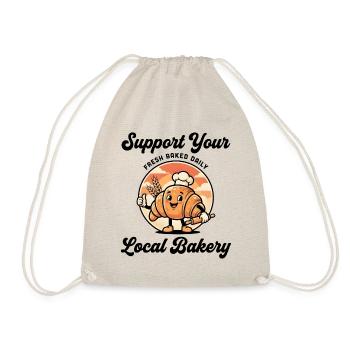 Support your local bakery - Turnbeutel - Natur - Vorne